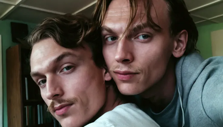 There is a man and a woman, posing for a photo, HerrBiest, Snapchat-Photos, Hannah Yata Charlie Immer, profile pictureture, Herr Biest, Jamie Campbell Bower, You are in love, profile picture, Dasha Taran, love selfie, profile picture, Profile photo, Thomas...