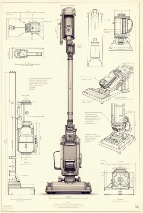 Diy vacuum cleaner plan drawing
