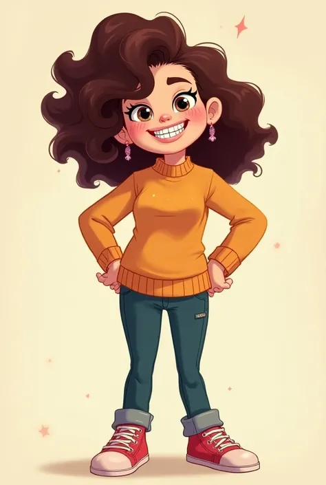 CREATE A PICTURE OF MABEL PINES SHOWING OFF HER BIG ASS