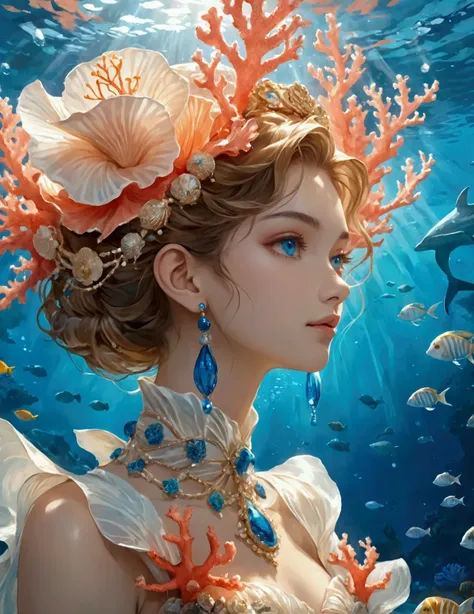 score_9, score_8_up, score_7_up, (masterpiece, ultra detailed), sfw, portrait, 1girl,embark on an oceanic odyssey as a runway tr...