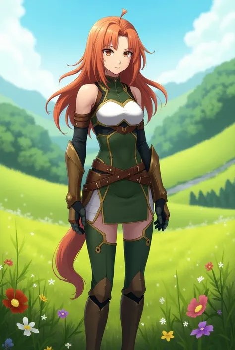 Creating a real adult Raphtalia with a meadow background