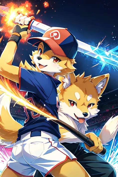 pokemon baseball is coming to nintendo switch, official art, safebooru anime image, todays featured anime still, shiba inu holding a baseball bat, official artwork, high detailed official artwork, official splash art, official anime still, pokemon sword an...