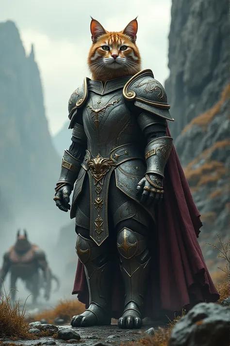 cat in armor 
