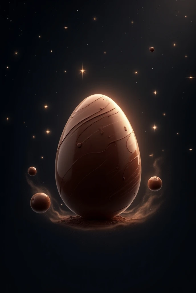 chocolate starry egg