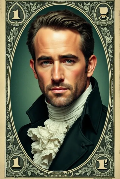 Ryan reynolds in the One dollar bill instead of George Washington 
