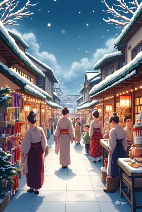 Create an OBI market for me in Christmas Disigne