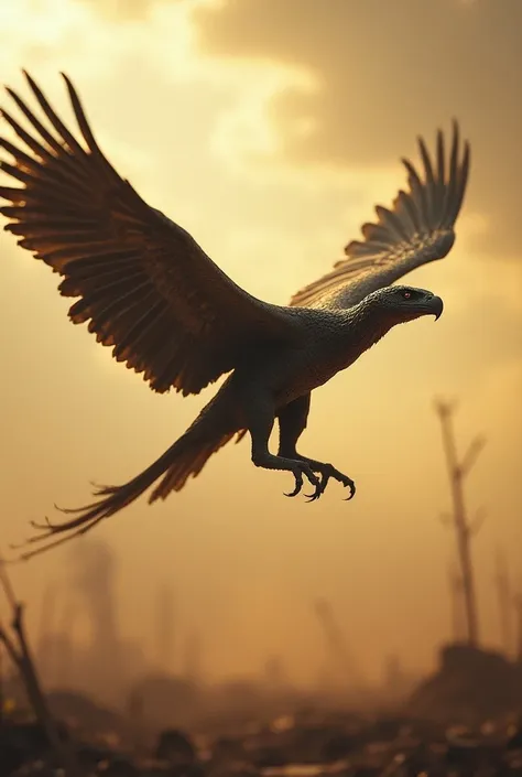 *"Soaring through the sky above a scorched, desolate wasteland, a horrific hybrid of vulture and serpent hunts for anything still clinging to life. Its body is long and sinuous, the sleek, scaled form of a massive snake, but its wings are those of a vultur...