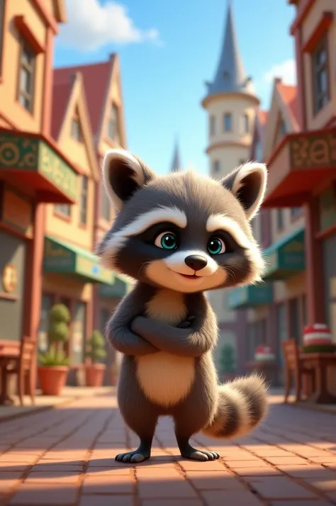 In the cozy town of Pieville, there lived a sneaky and troublemaking raccoon named Rocco. He had a polished fluffy tail and black mask surrounding his eyes. His nose twitched with excitement when it came to searching around town for his favorite thing to e...