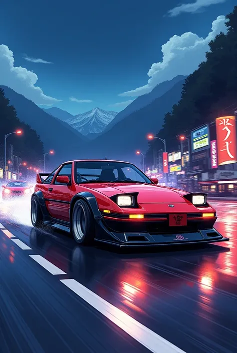 Toyota ae86 anime version 