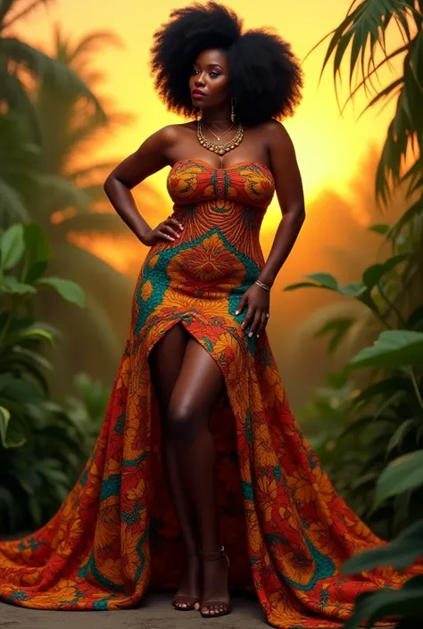 african curvy woman hair large dress boobs ass bikini