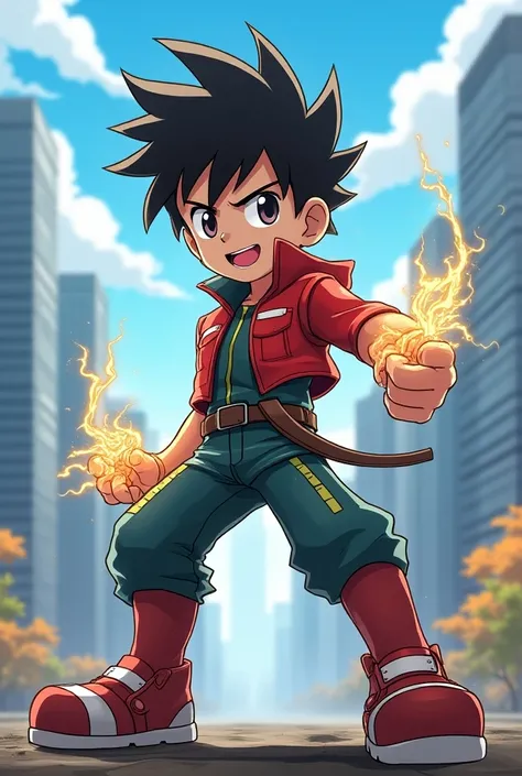 Boboiboy character with power hd anime