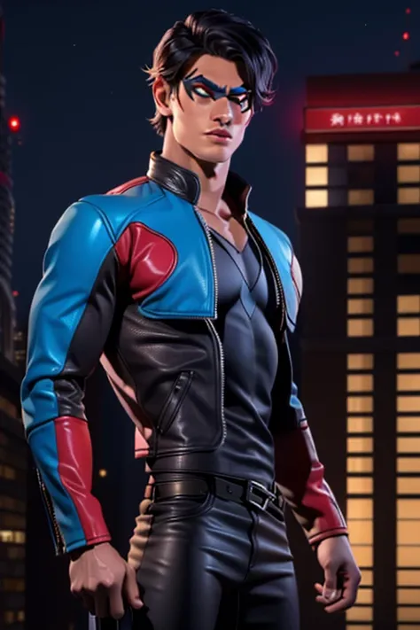 (highly detailed cg), ( best quality), (highly detailed cg), ( best quality), (nightwing), (overall view) xihua street, a beauti...