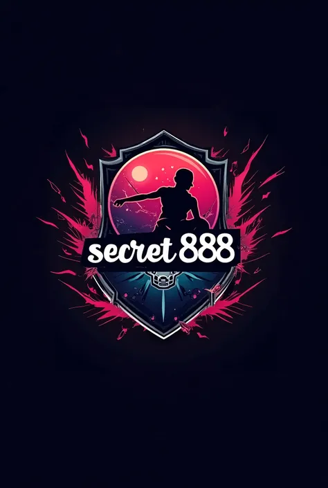  Create a music and sports logo with the letters ,Secret888 ,
