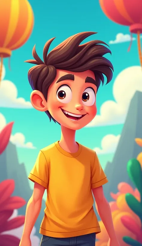 Male character for cartoon 