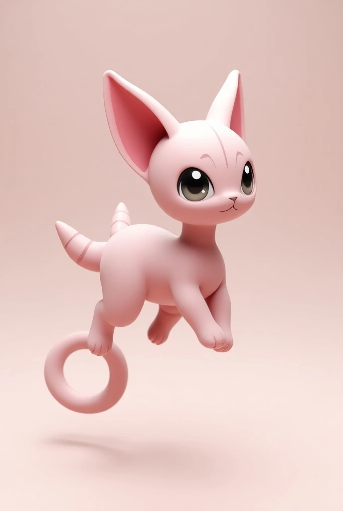  Create detailed CGI models based on creatures that exist in the real world、It faithfully reproduces Mews characteristics。