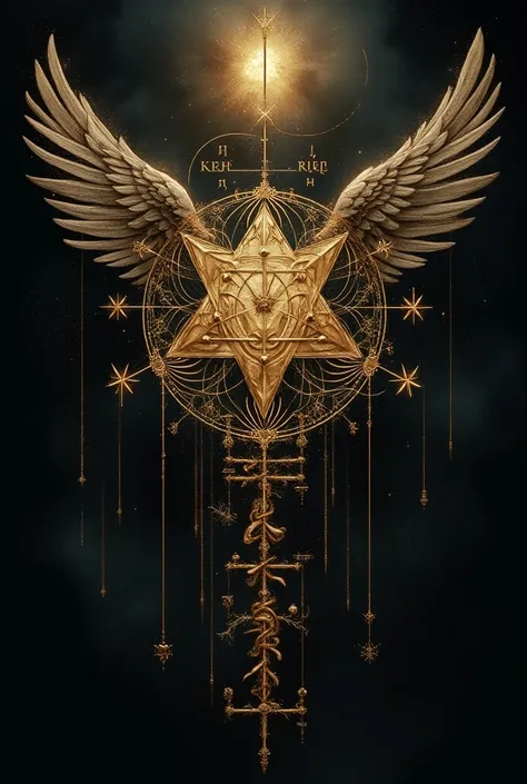 The Fourth Pentacle of Jupiter serves to acquire riches and honor, and to possess much wealth. Above the Magical Sigil is the Name IH, Iah. Below it are the Names of the Angels Adoniel and Bariel, the letters of the latter being arranged about a square of ...