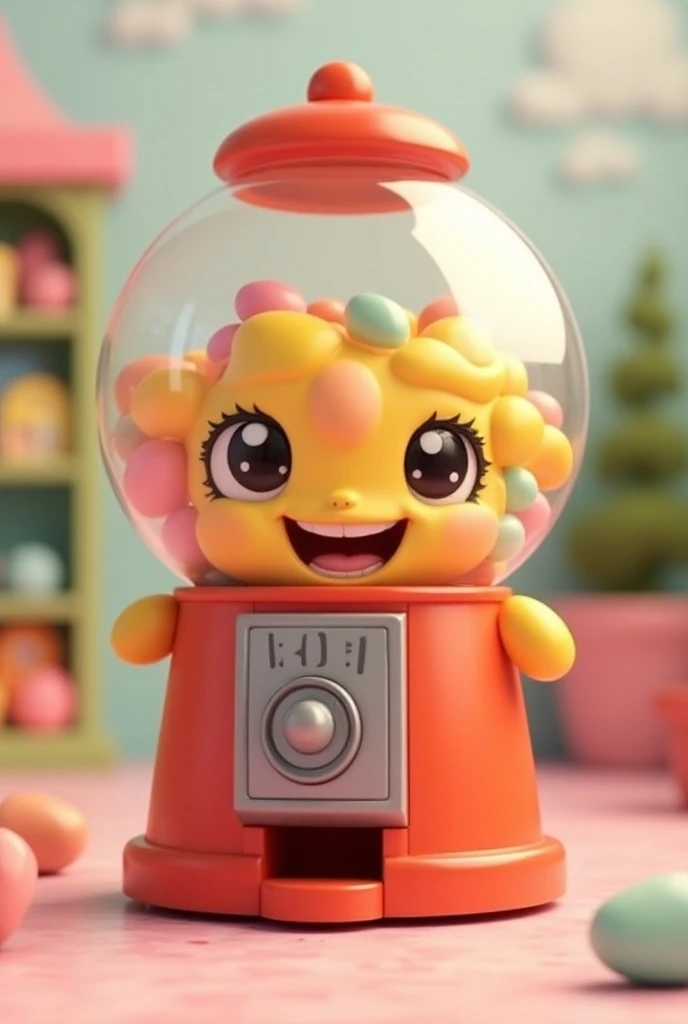 Cute gumball machine