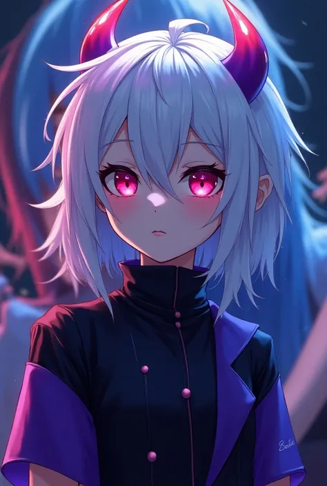 A Young Adult Lancer Medium Size, Lean body/strong, medium white hair/small, with red and purple eyes 1, brown with anime style animation features with the best effects best shadows best lighting 8k best quality ,score_9. score_8_up, score_7_up, score_6_up...