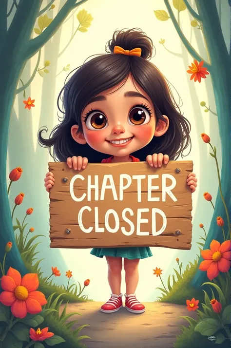 Cartoon of the chapter Closed Sign for Camila from the book Life That Nobody Sees