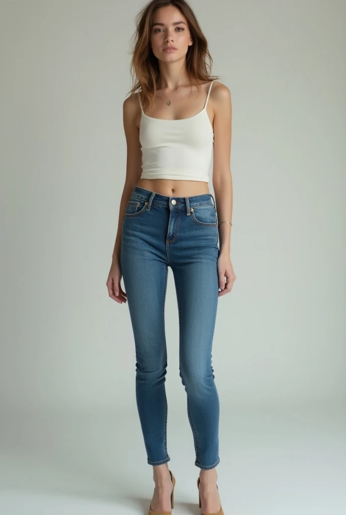 skinny jeans
short girl
