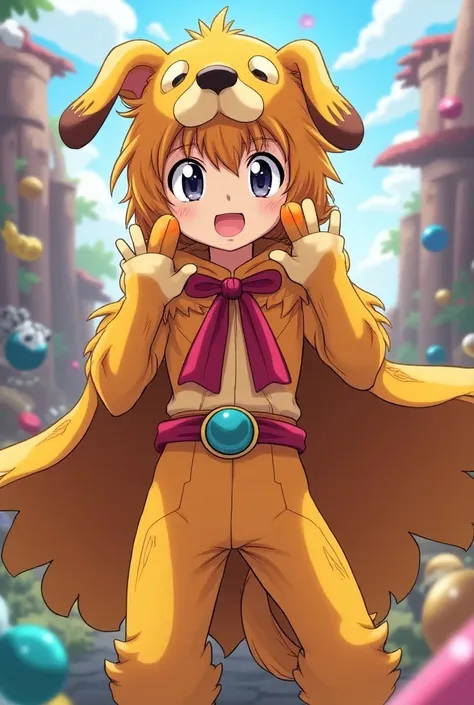 Seiya Knights of the Zodiac dog costume
