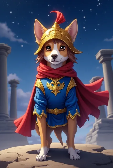 Seiya Knights of the Zodiac costume for a dog
