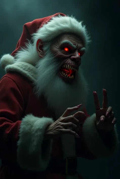 Scary Santa Claus, very terrifying