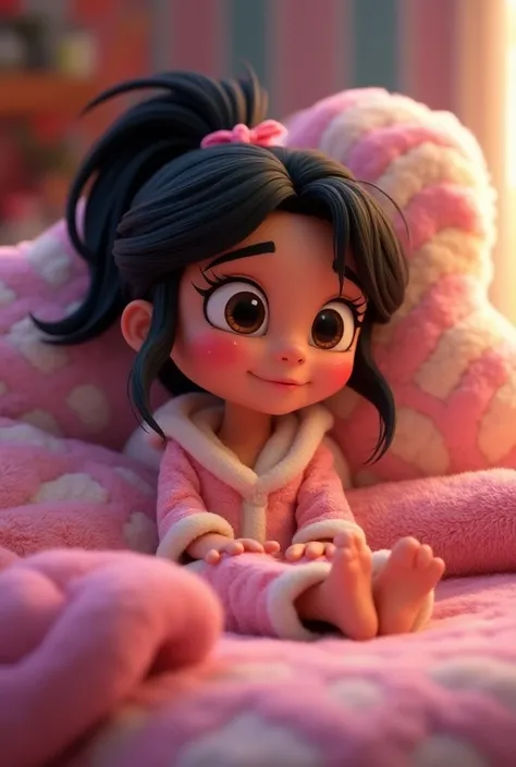 Vanellope von Schweetz de pijama nua