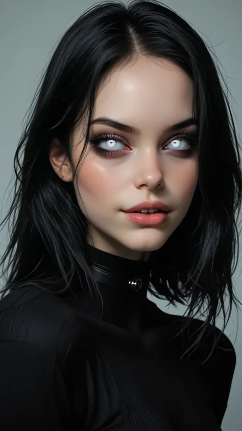 score_9, score_8_up, score_7_up, photo, photorealistic, gorgeous sexy muscular (skinny) cyborg girl, (battle angel alita), (whit...