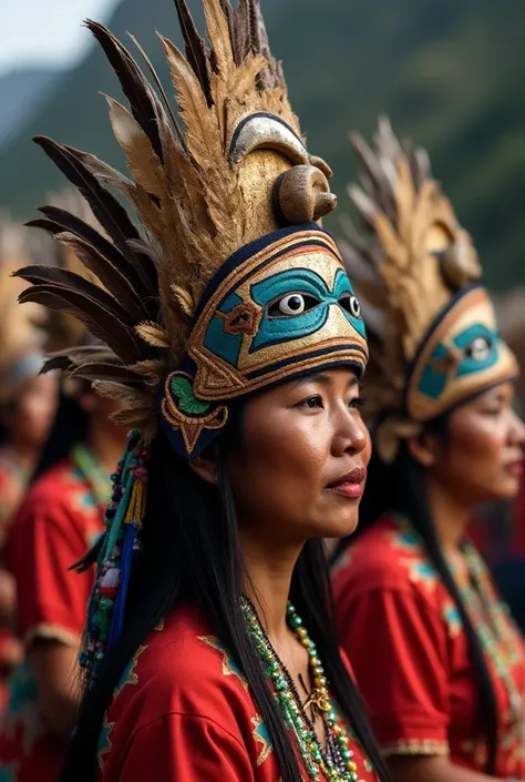 Masks for women from the history of rites and traditions of Huarochirí de 