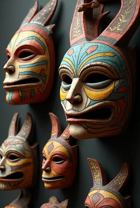 Masks from the history of rites and traditions of Huarochirí de 