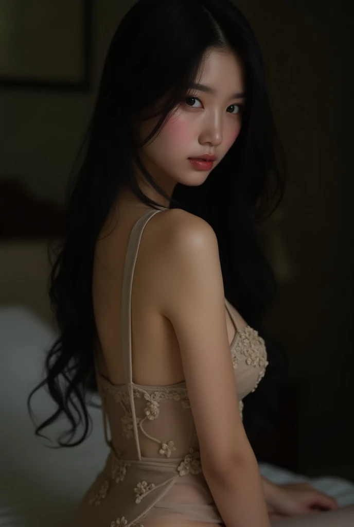 Chinese girl in lingerie 