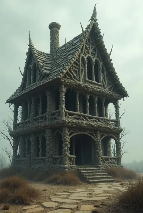 house made from human bones