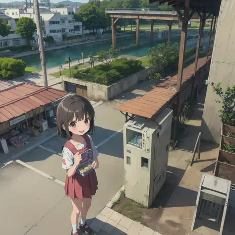 
(masterpiece、Detailed Anime)、((Three cute girls、Three elementary school girls、Summer clothes、にぎやかでfun))、( housing complex、Old and dirty stairs in the amusement facility 、General store、Battleship Island:1.2、Vending machines、garbage、Use waterways)、(Poor con...