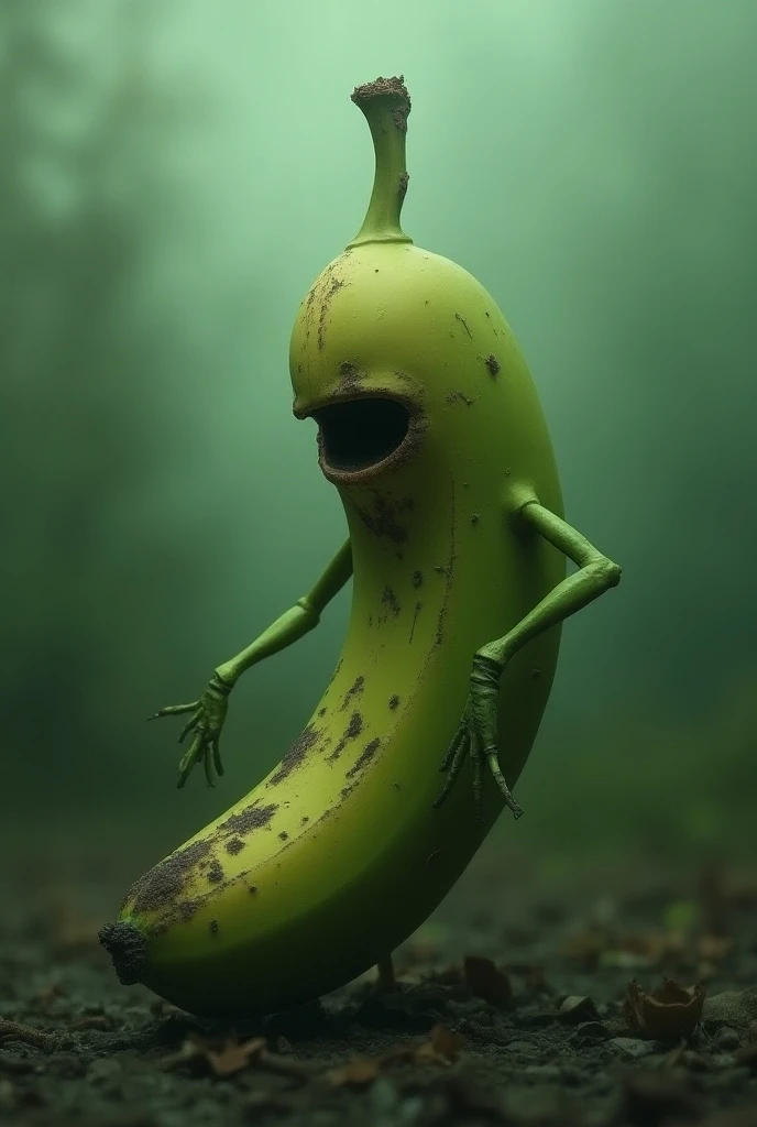 Abuse in green banana fruit 
