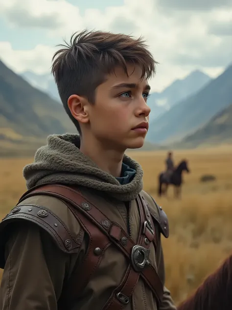 The average brown-haired 15-year-old aspiring horseman from the Game of Thrones world