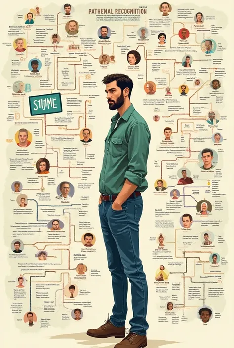 Mind map on the topic PATERNAL RECOGNITION 