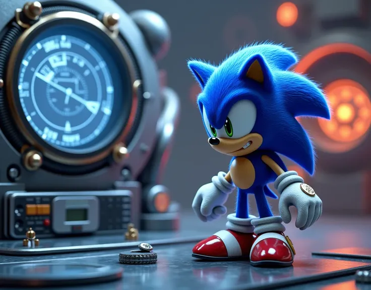 Tails Sonics friend builds a time machine and Sonic realizes this