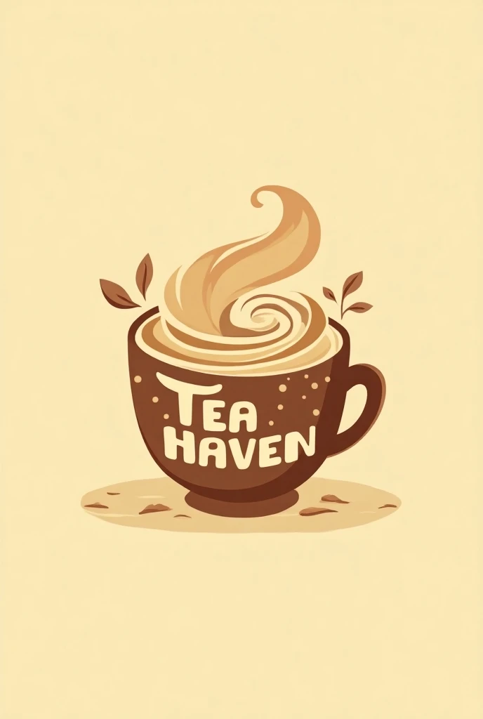 Generate an image of our logo. Its a milk tea business called Tea Haven 