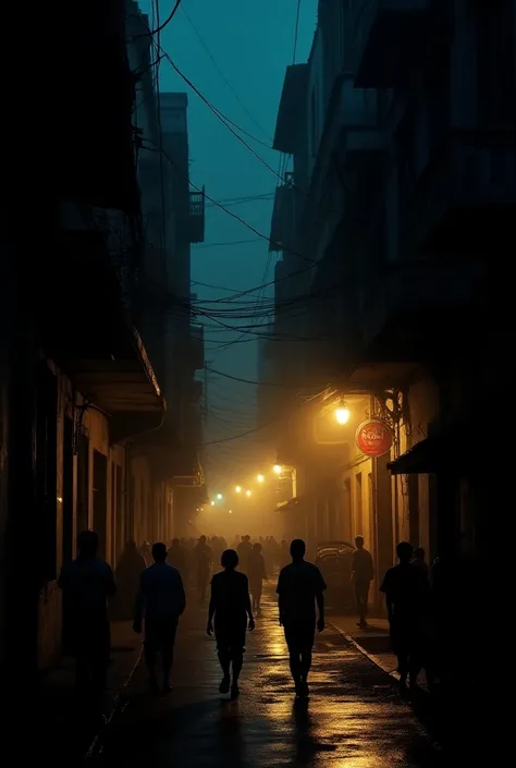 Streets with dark lights in Brazil
