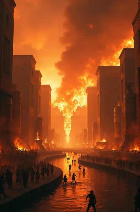 Egypts city on fire