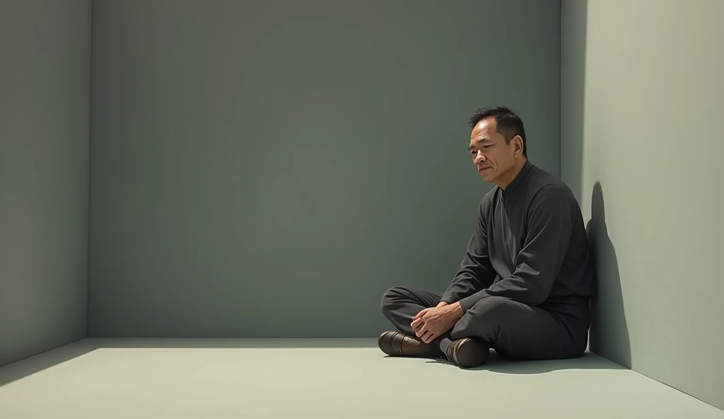 I get a middle-aged Asian man sitting next to the image in the right corner in an empty square with a sad face