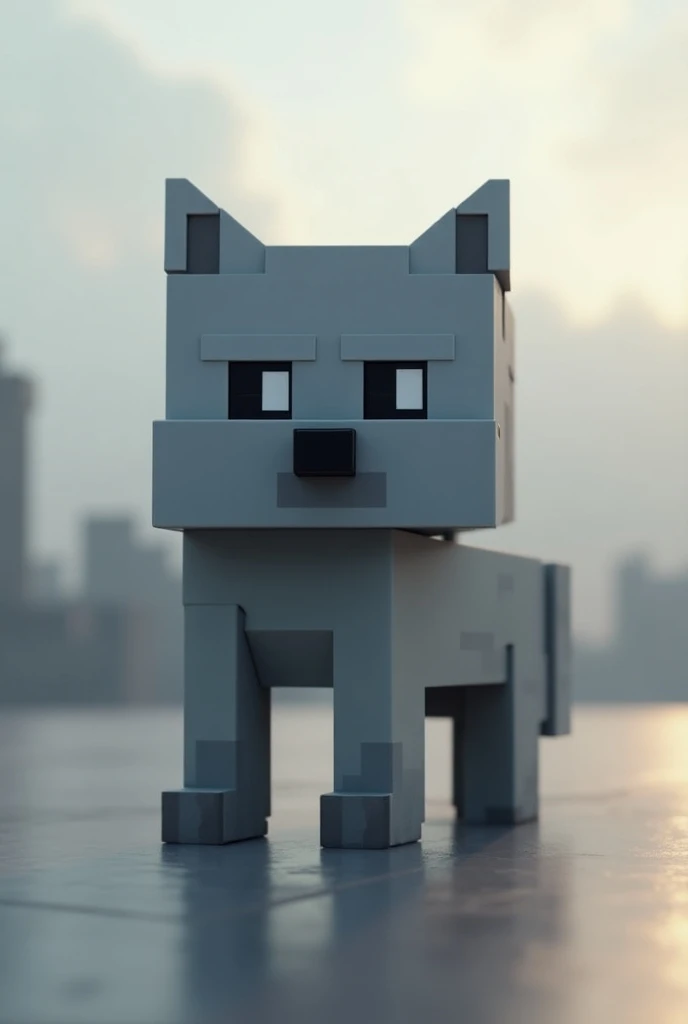 Minecraft wolf cubic