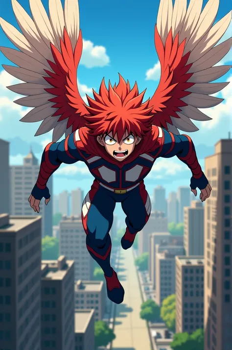 Heroe hawks de el anime my Hero academia 