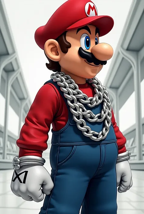 Mario broos with drip-style silver chains 
Fachero
