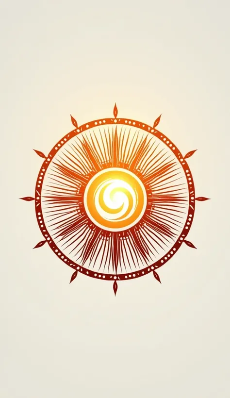 sun chakra logo with the aesthetic ThreeChakra name written on it