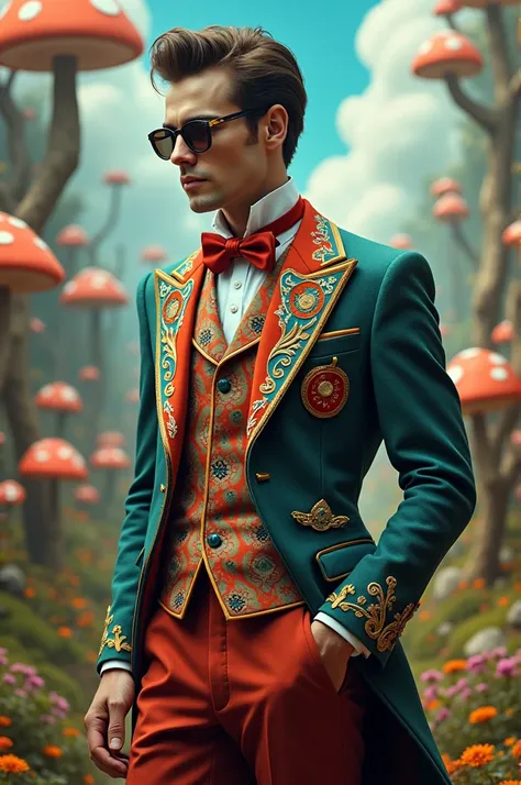 Mens costume inspired by Alice in Wonderland 