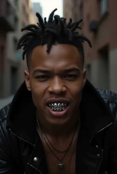 Grillz in the shape of a glock


