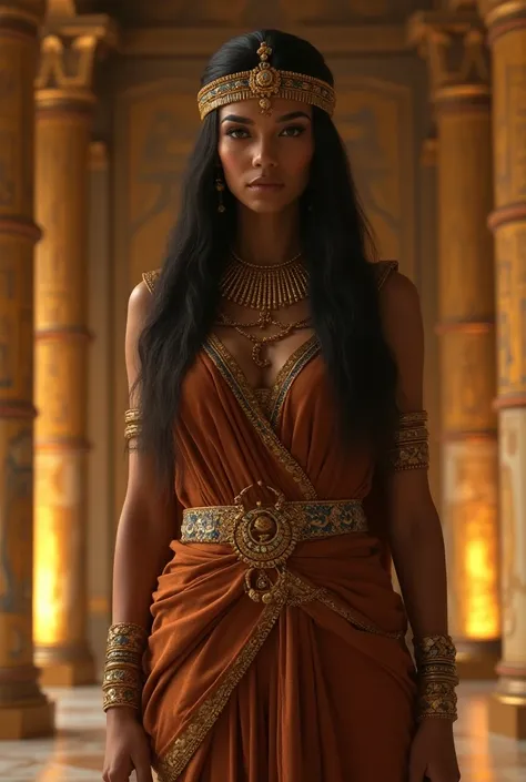 Brun-skinned Egyptian Empress 