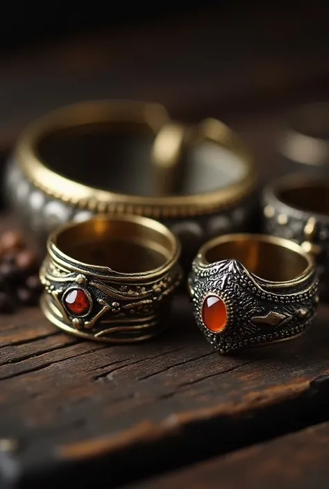 Medieval rings and bracelets 